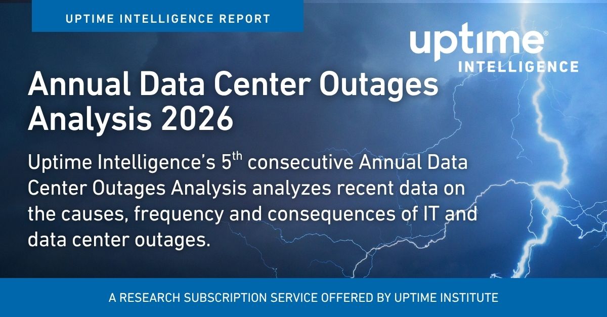 Annual Data Center Outages Analysis 2026