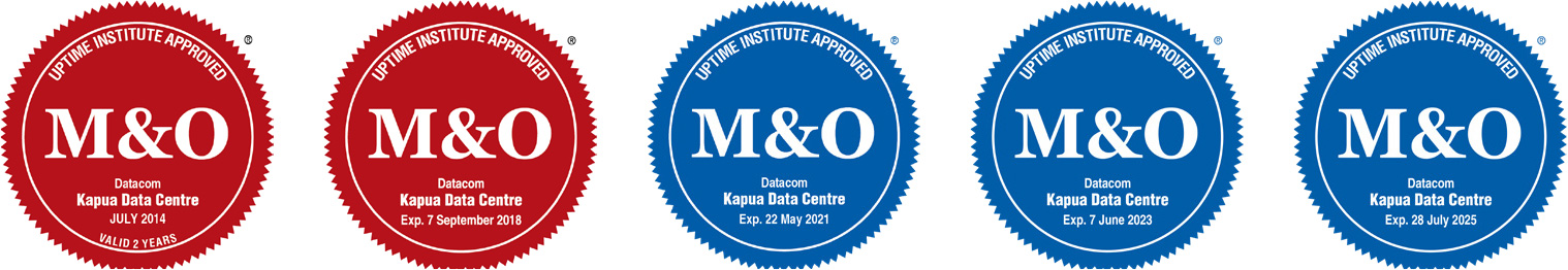 Datacom Kapua Data Centre M&O Tier Certifications