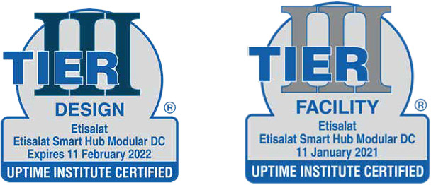 Tier III Certifications for Etisalat Smart Hub Modular Data Center