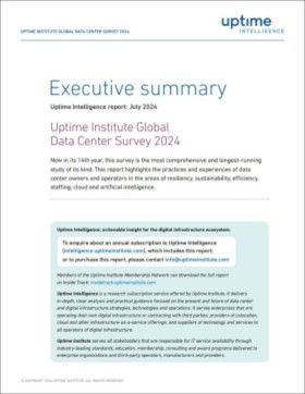 Uptime Institute Global Data Center Survey Results 2024