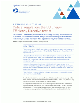 Critical regulation: the EU Energy Efficiency Directive recast