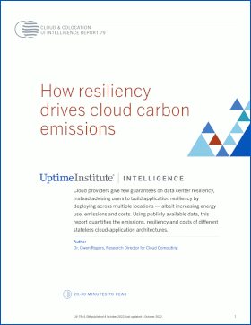How Resiliency Drives Cloud Carbon Emissions