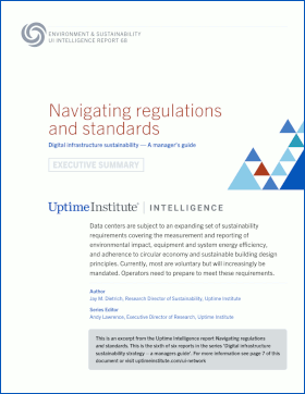 Digital Infrastructure Sustainability: Navigating Regulations and Standards