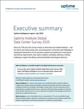 Global Data Center Survey Results 2025 Executive Summary