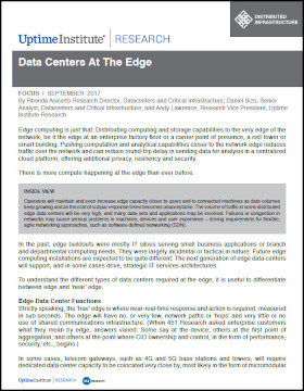 Data Centers At The Edge