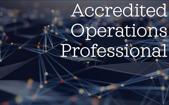 Accredited Operations Professional Accredited Operations Professional