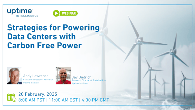 Webinar: Strategies for Powering Data Centers with Carbon Free Power