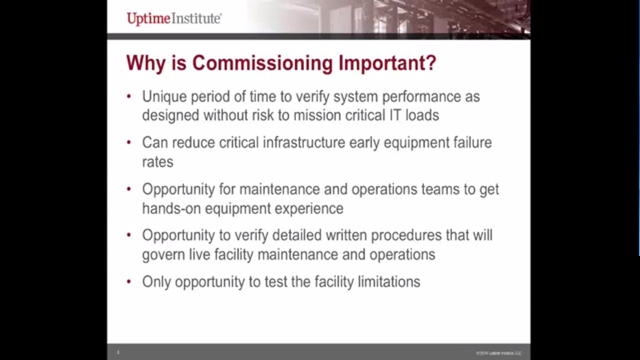 Webinar: Data Center Commissioning: Early and Often