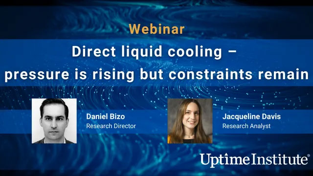 Webinar: Direct liquid cooling - pressure is rising but constraints remain