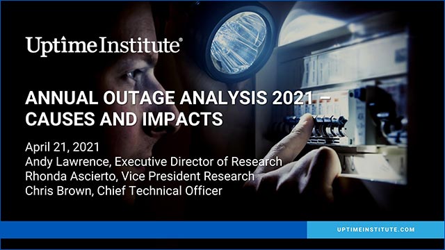 Webinar: Annual Outage Analysis 2021 – Causes and Impacts