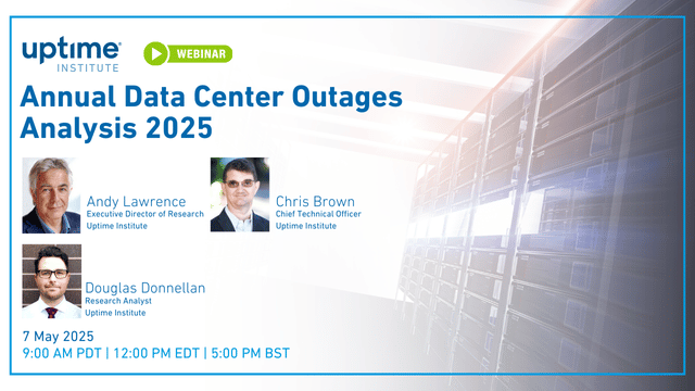 Webinar: Annual Data Center Outages Analysis 2025