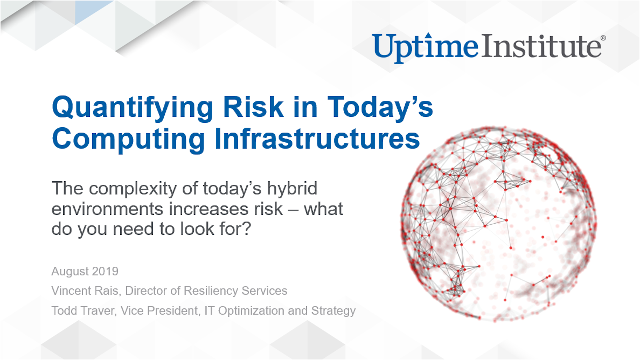 Webinar: Quantifying Risk in Today’s Computing Infrastructures