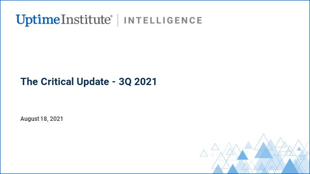 Webinar: The Critical Update - 3Q 2021